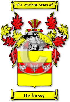 De bussy Family Crest Download (JPG) Legacy Series - 600 DPI